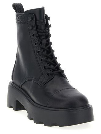 Tory Burch Combat Boot - Black
