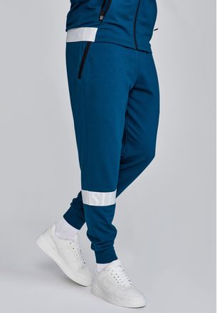 Siksilk Joggers dinámicos verdes para hombre SikSilk L