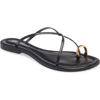 Jeffrey Campbell Pacifico Slide Sandal in Black Gold at Nordstrom Rack, Size 10