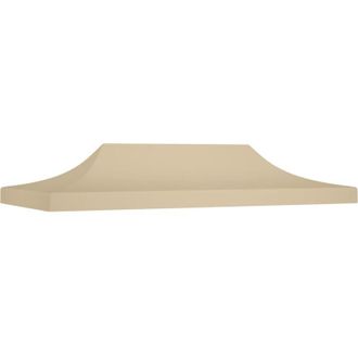 vidaXL Techo de carpa para celebraciones beige 6x3 m 270 g/m&sup2; Vidaxl Beige