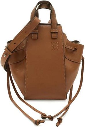 Loewe Pre-owned Hammock Leather 2way Bag - Dames - Vintage Handtas - Bruin - ONE Size - Leer - Vintage