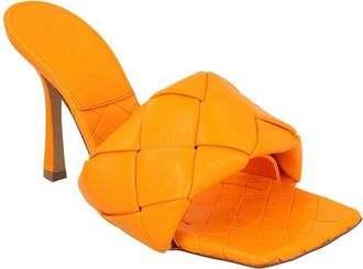 Bottega Veneta Womens Lambskin Leather Lido Mule (Authentic Pre-Loved)