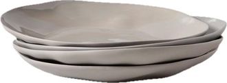 Be Home Tam Stoneware Dinner Plate - Set of 4 in Sterling at Nordstrom