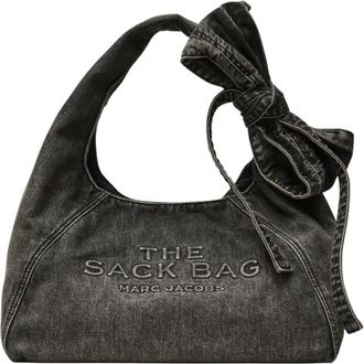 Marc Jacobs Bow Top Handle Bag - Dames - Schoudertassen - Zwart - ONE Size - Katoen - Tassen