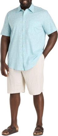 Nautica Big & Tall Textured Pull-On Shorts in Safari at Nordstrom, Size 3X Big