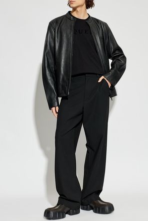 Alexander McQueen T-shirt With Logo, Mens, Black