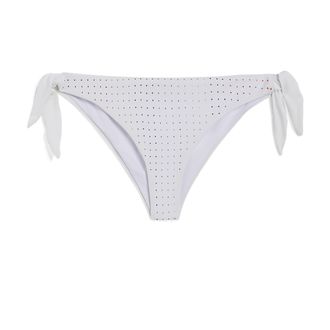 Freddy Slip bikini decorato da strass con chiusura a fiocchi