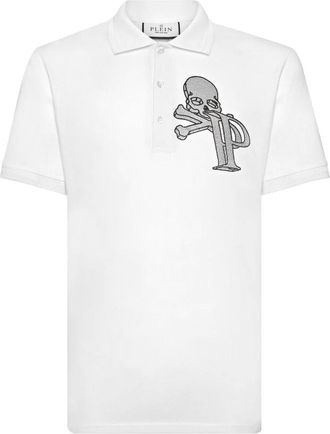 Philipp Plein Heren, Tops, Wit, Maat: 5XL Katoen