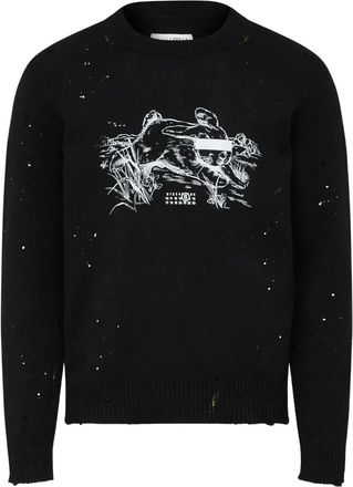 Maison Margiela Maglione girocollo - Nero