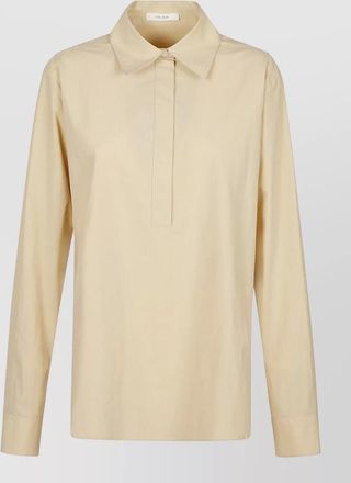 The Row margan shirt long sleeves buttoned cuffs collar
