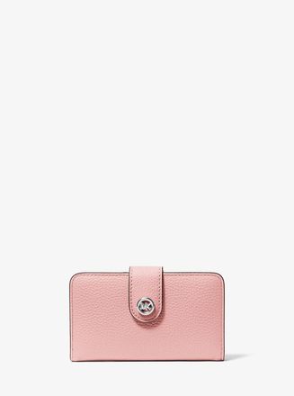 Michael Kors MK Pop Charm Medium Pebbled Leather Wallet
