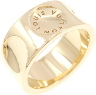 Louis Vuitton Yellow Gold Yellow Gold (18K) Band Ring (Pre-Owned)