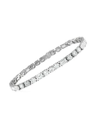 Luxury Bazaar Bracciale tennis con diamanti - Argento