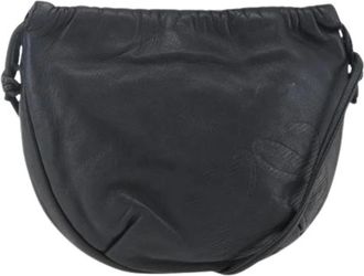 Loewe Pre-owned Cross Body Bags, female, Black, Size: ONE SIZE Pre-owned Leather Shoulder Bag