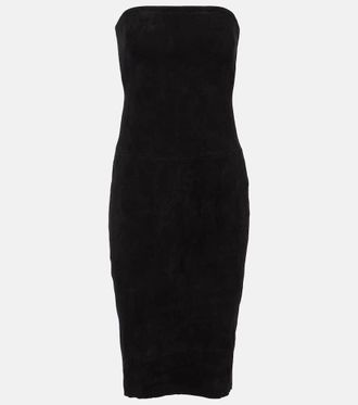 Stouls Monica suede midi dress