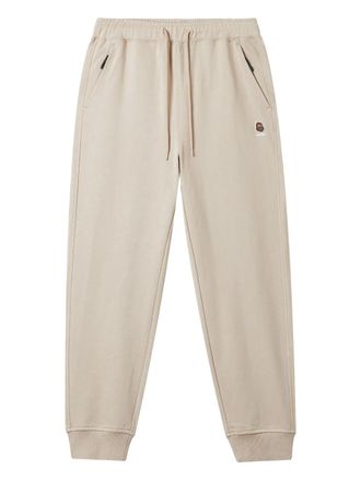 Fingercroxx Joggingbroek met logopatch - Beige