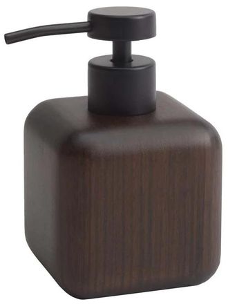 Aquanova Handgefertigter, luxuriöser Seifenspender Ebony 150 ml, aus Ebenholz