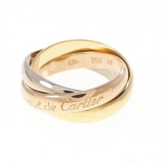 Cartier Trinity Yellow Gold (18K) Pink Gold (18K) White Gold (18K) Band Ring (Pre-Owned)