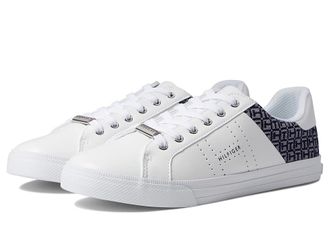 Tommy Hilfiger Lorio Womens Shoes White 1 : 9.5 M, Leather