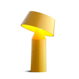 Marset Bicoca Akku LED Tischleuchte, H 22,5 x &Oslash; 14 cm, gelb