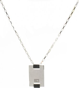 Sif Jakobs Womens P0046-BK Ladies Necklace - Silver - One Size