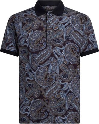 Etro Polo Con Stampa Paisley-Uomo