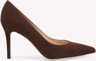 Gianvito Rossi Gianvito 85 Pump in Dark Brown Suede at Nordstrom, Size 41.5