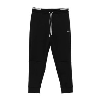 HUGO BOSS Boss Green, Sweatpants, male, Black, Size: 3XL Logo-Embossed Sweatpants