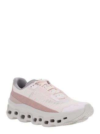 On Womens Low Top Sneakers Cloudmonster Void Pink Trainers