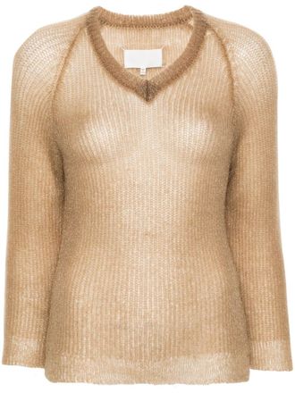 Women's Maison Margiela V-Neck Sweaters - up to −76% | Stylight Women's Maison Margiela V-Neck Sweaters - up to −76% | Stylight
