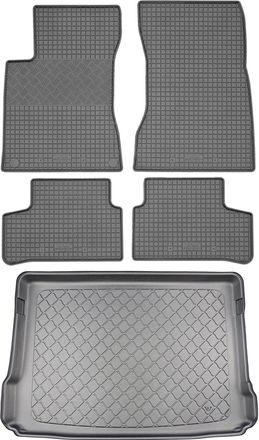 OEM Mercedes Gla H247 Suv (5 Puertas) Desde Diciembre De 2019. Juego De Alfombrillas De Goma Para Coche Y Alfombrilla Para Maletero