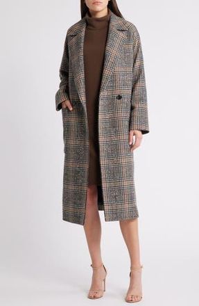 BOSS Calodino Plaid Coat in Open Misc at Nordstrom Rack, Size 4