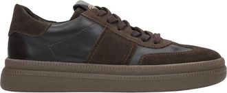 Estro & Luminara Lage Sneakers - Dames - Sneakers - Zwart - 37 EU - Leer - Schoenen