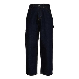 Carhartt Work in Progress Carhartt Wip, Straight Trousers, male, Blue, Size: XS Straight Trousers