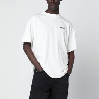 Represent White cotton T-shirt with logo