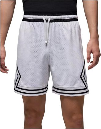 Nike Jordan Dri-FIT Mesh Diamond Shorts - Heren - Sport - Wit - Maat: M Poliester