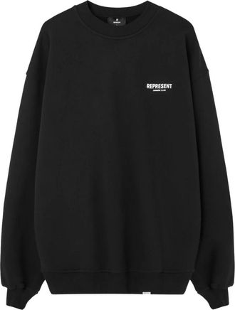 Represent Clubtrui Eenvoud - Heren - Sweatshirts - Zwart - XL - Katoen - Hoodies & sweatvesten