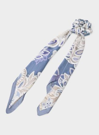 Simons Womens Patterned scarf scrunchie