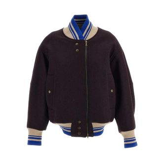 Dries Van Noten Bomber Oversize - - Jackets - Donna - Marrone - S