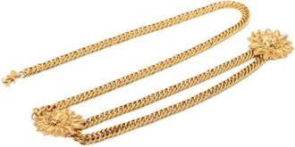 Chanel Pre-owned Metalen Riem - Dames - Vintage Accessoires - Geel - ONE Size - Vintage