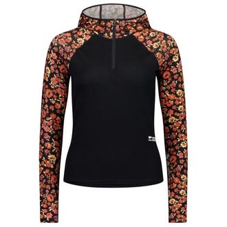 Mons Royale Bella Merino Long Sleeve Hood Merinounterw&auml;sche f&uuml;r Damen | schwarz