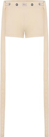 Jean Paul Gaultier Shorts con applicazione - Toni neutri