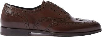 Scarosso Judy Oxford Brogue Schoenen - Dames - Veterschoenen - Bruin - 38 1/2 EU - Leer - Schoenen