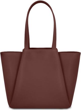 Kaai Pyramid Leather Tote Bag in Chestnut Brown at Nordstrom