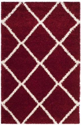 Safavieh Alfombra rojo/crema 122 x 183 cm