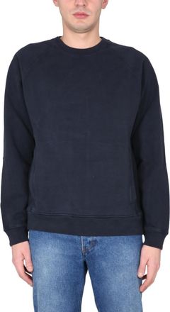Ten c Navy Blue Solid Sweatshirts