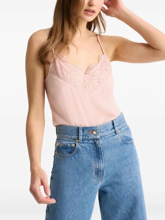 St. John Top Lana Cami - Rosa