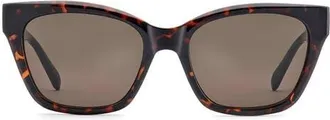 Fossil 53mm Cat Eye Sunglasses in Havana/brown at Nordstrom