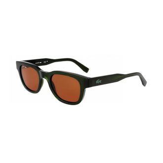 Lacoste L6023S N Zonnebril - unisex - Zonnebrillen - Groen - 49 MM - Accessoires