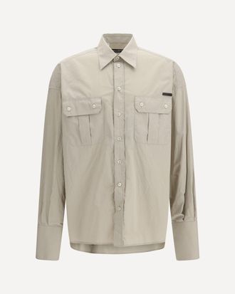 Dolce & Gabbana Poplin Shirt Male 40